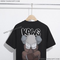 ノースフェイス 偽物 XX KAWS エンブロイダリー コットンTシャツ Noy44533