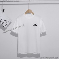 ノースフェイス コピー XX KAWS エンブロイダリー コットンTシャツ Nop85537