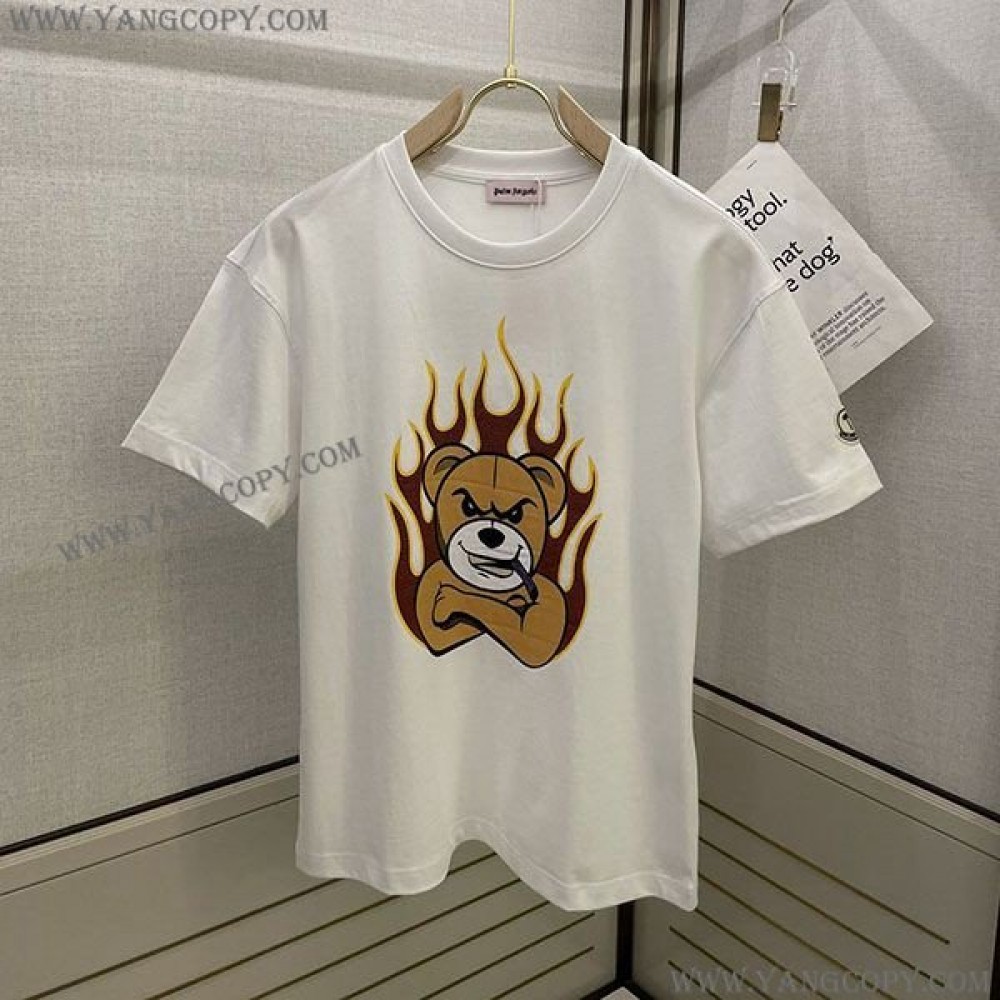 モンクレール スーパーコピー ベアモチーフプリント Tシャツ moz48037