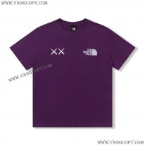 ノースフェイス スーパーコピー 偽物 XX KAWS エンブロイダリー コットンTシャツ Nog04211