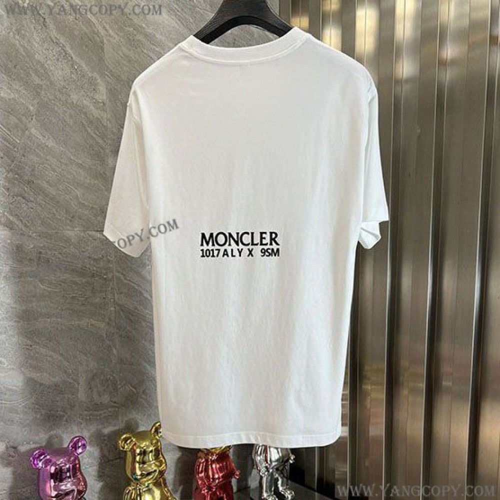 モンクレール 偽物 コットンジャージTシャツ mot47283