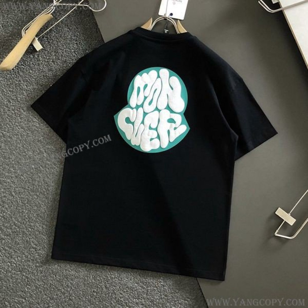 モンクレール 偽物 グラフィック ロゴ Tシャツ moa28389