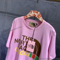 グッチ×ノースフェイス コピー コラボ スペシャルロゴTシャツ Nos37786