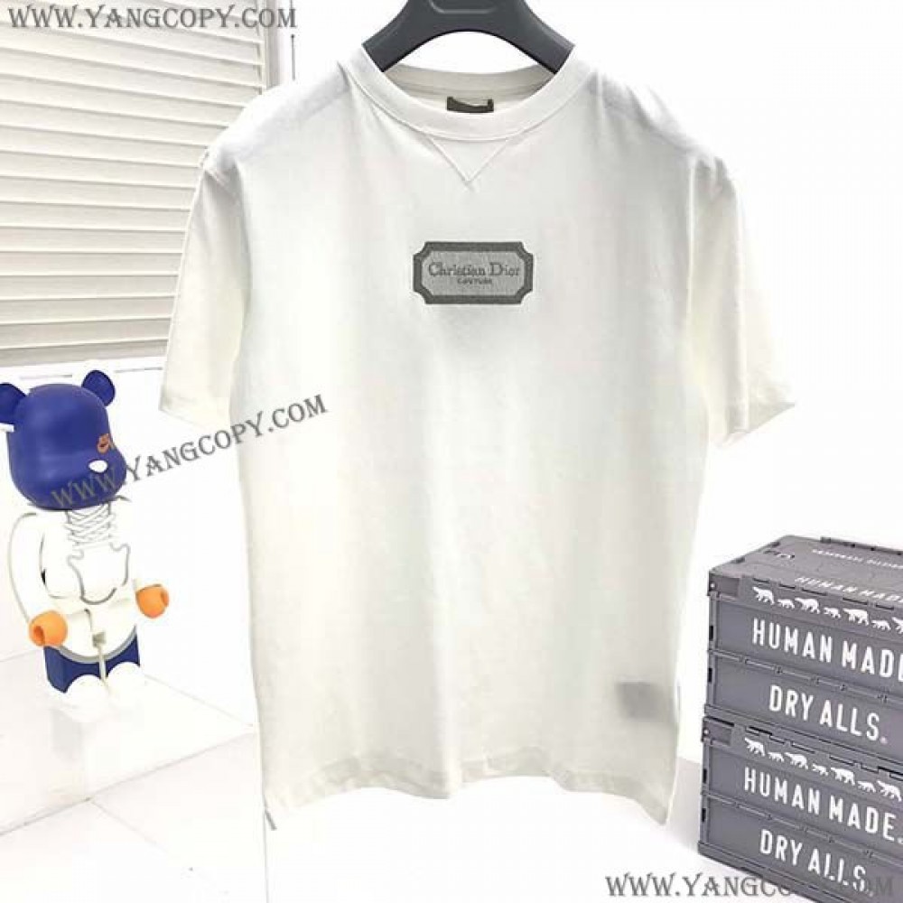 ディオール コピー Tシャツ トップス ロゴ シンプル det15128