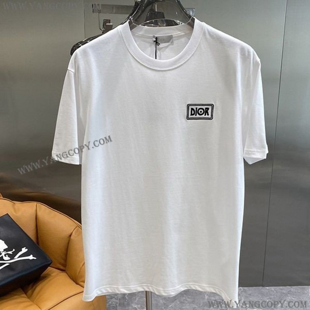 ディオール 偽物 Tシャツ コットンジャージー deb91039