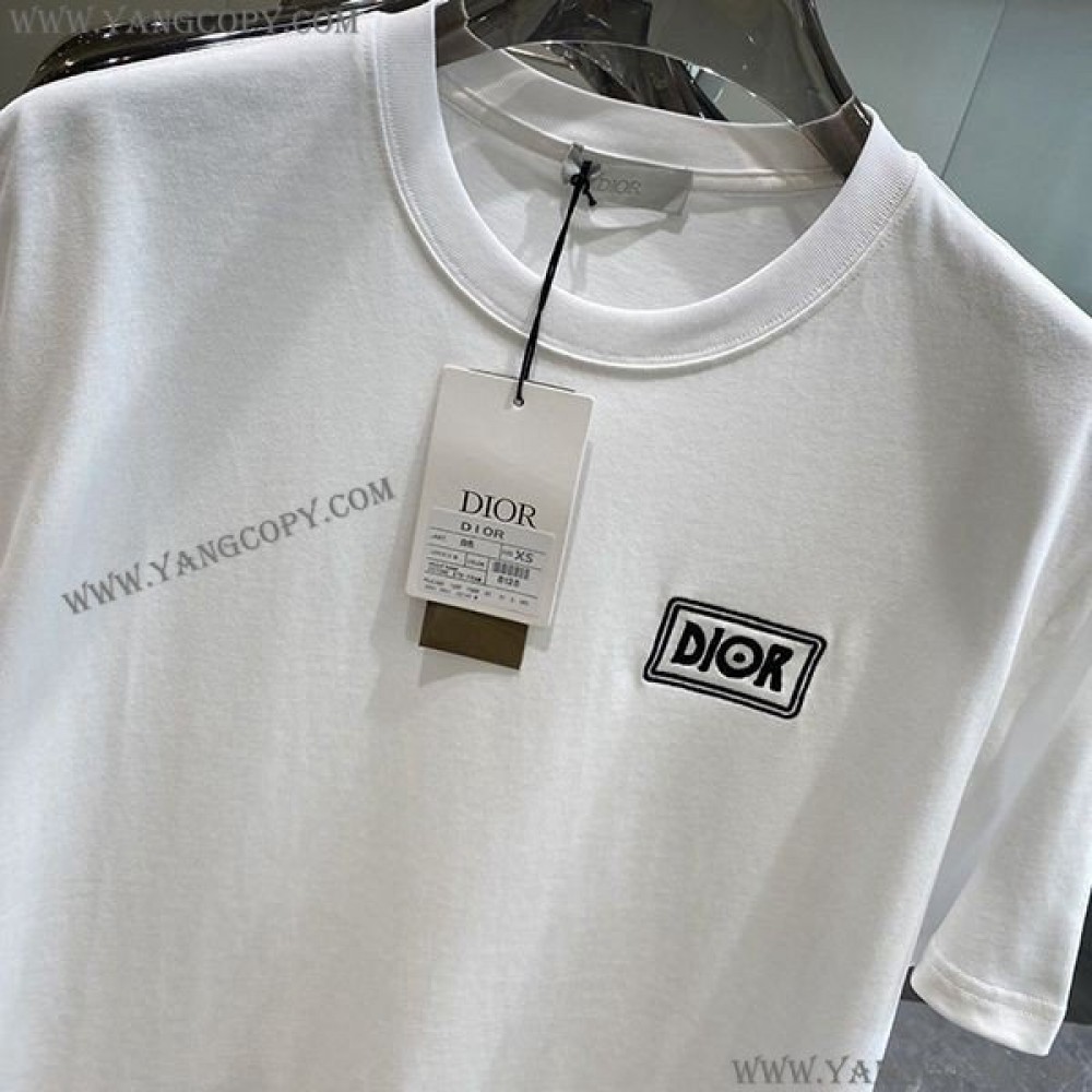 ディオール 偽物 Tシャツ コットンジャージー deb91039