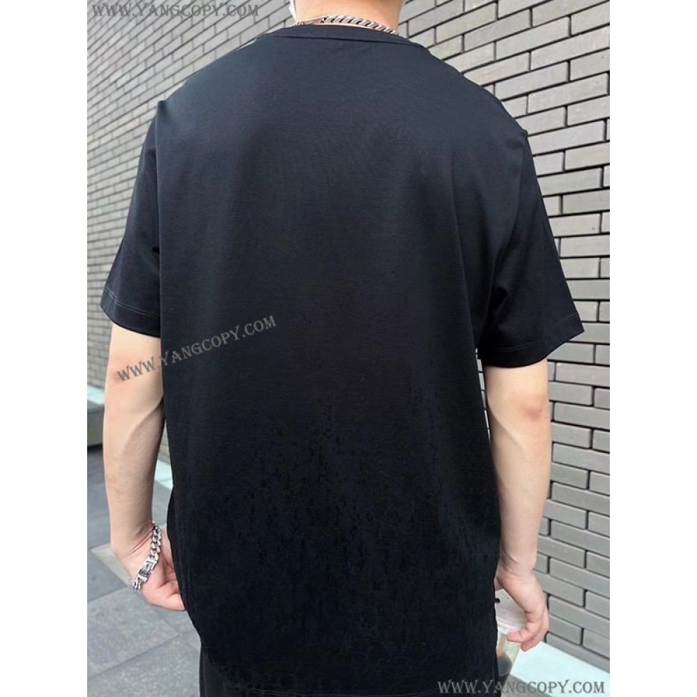 ディオール 偽物 コットン 半袖Tシャツ dej91803