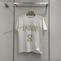 ディオール 偽物 JADIOR ロゴ コットン Tシャツ deu18010