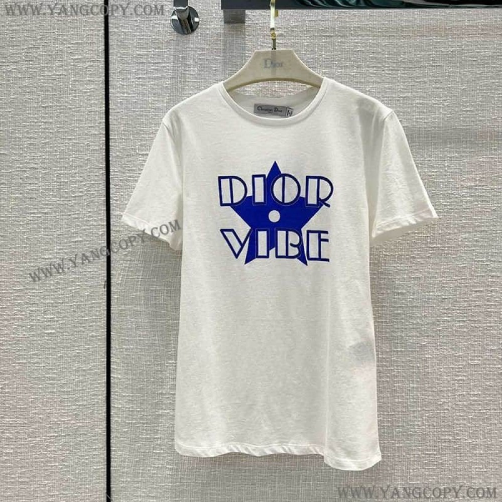 ディオール スーパーコピー Tシャツ パロディ オブリーク コットンジャージー def16953