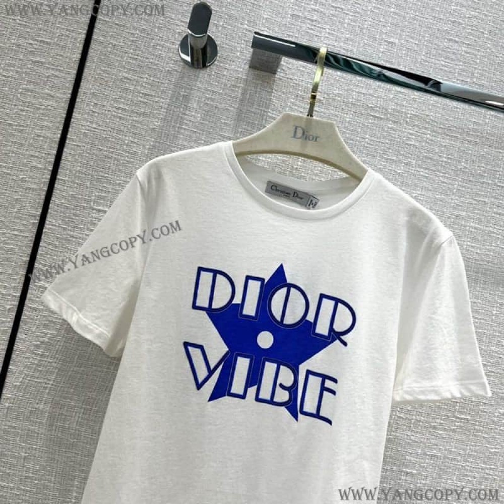 ディオール スーパーコピー Tシャツ パロディ オブリーク コットンジャージー def16953