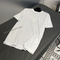 プラダ 偽物 ロゴコットンTシャツ パロディ☆ pux63559