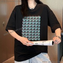 プラダ コピー プリンテッドコットンTシャツ pus40090