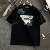 プラダ スーパーコピー フロント ロゴ 半袖Tシャツ pug27910