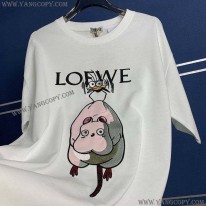 ロエベ 偽物  ×ジブリ ハエドリ クルーネックTシャツ loq74201