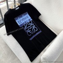 ロエベ コピー  アナグラム プリント Tシャツ lof65958