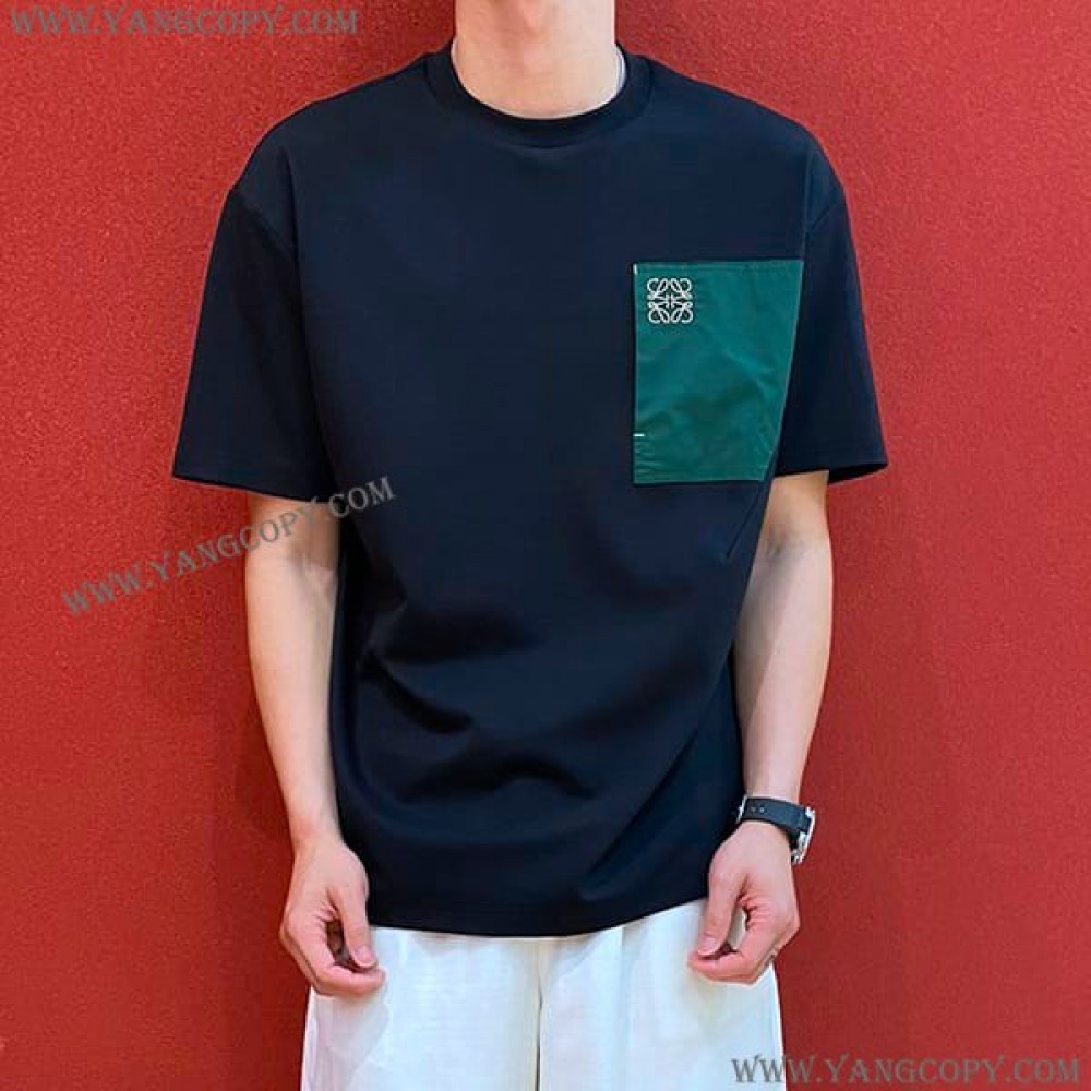 ロエベ 偽物  Tシャツ アナグラム lok51796