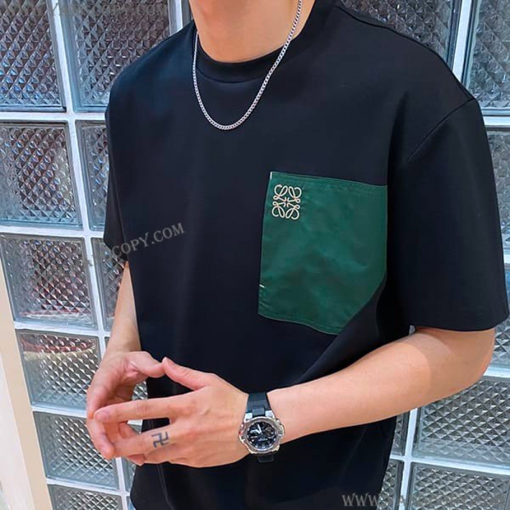 ロエベ 偽物  Tシャツ アナグラム lok51796