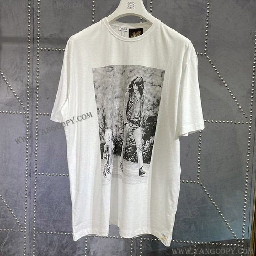 ロエベ スーパーコピー  Paulas Ibiza クロップド Tシャツ lod60479