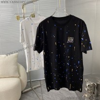 ロエベ スーパーコピー  プリント クロップド T シャツ lou45765