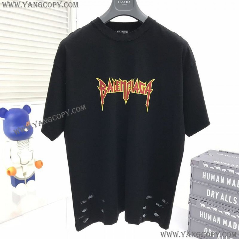 バレンシアガ スーパーコピー ビンテージジャージー Tシャツ bar20971