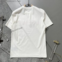 ロエベ スーパーコピー  アナグラムバイカラーコットンTシャツ loj33676