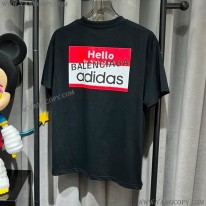 バレンシアガ コピー アディダス オーバーサイズ Tシャツ 2色 bal86059