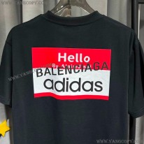 バレンシアガ コピー アディダス オーバーサイズ Tシャツ 2色 bal86059