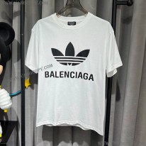 バレンシアガ コピー アディダス オーバーサイズ Tシャツ 2色 bal86059