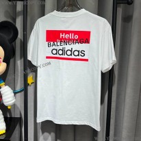 バレンシアガ コピー アディダス オーバーサイズ Tシャツ 2色 bal86059