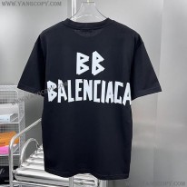 バレンシアガ スーパーコピー Tシャツ ユニセックス ロゴ 2色 bat96318