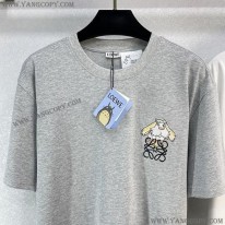 ロエベ コピー  ヒン アナグラム Tシャツ クルーネック 2色 loz53590