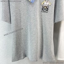 ロエベ コピー  ヒン アナグラム Tシャツ クルーネック 2色 loz53590