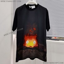 ロエベ コピー  カルシファー Tシャツ クルーネック loa34810