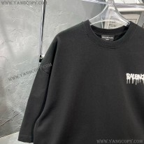 バレンシアガ 偽物 ロゴ入りコットンTシャツ bar71153