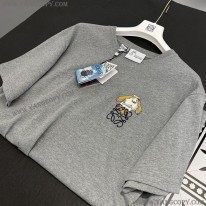 ロエベ スーパーコピー  ×ハウルの動く城 カルシファー ポケットTシャツ パロディ loy08371