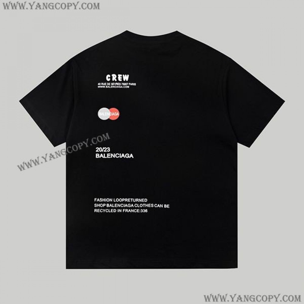 バレンシアガ スーパーコピー tシャツ 激安 ロゴ Tシャツ ban35977