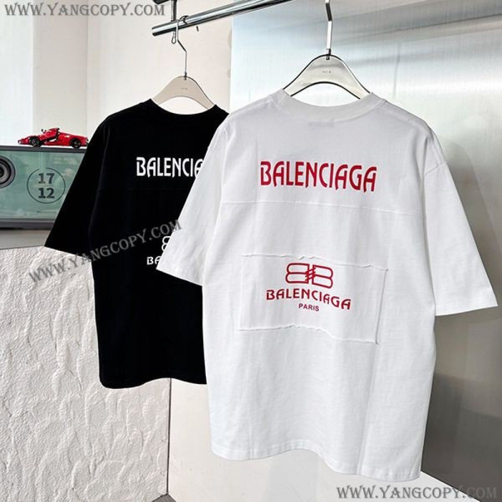 バレンシアガ スーパーコピー ラージフィットTシャツ 2色 bac74665