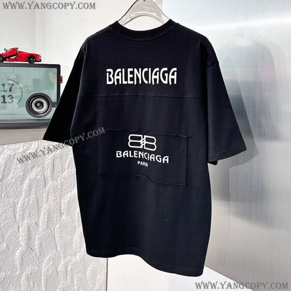 バレンシアガ スーパーコピー ラージフィットTシャツ 2色 bac74665