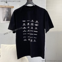 バレンシアガ コピー ロゴ オーバーサイズ Tシャツ 半袖 2色 baq50186