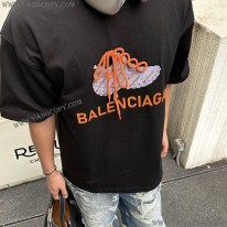 バレンシアガ スーパーコピー ロゴ Tシャツ ユニセックス bas92437