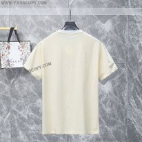 ロエベ 偽物  アナグラムバイカラーコットンTシャツ H928Y22X03