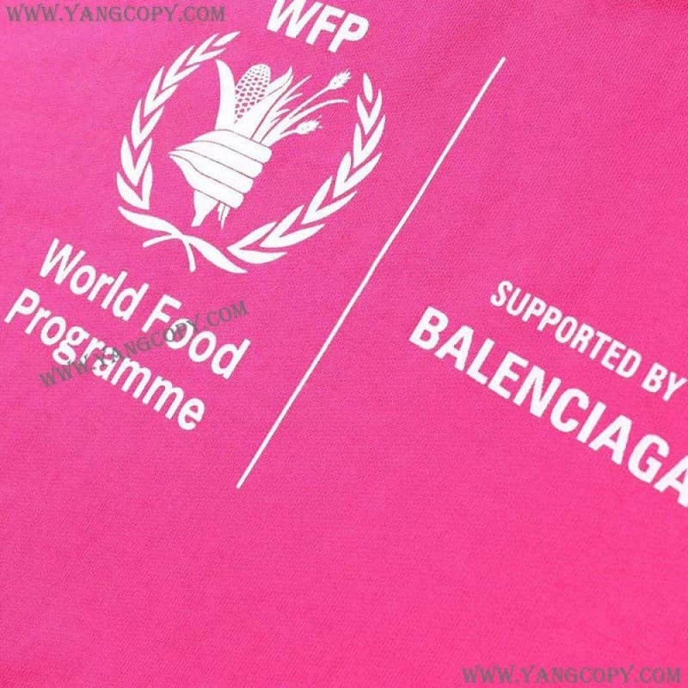 バレンシアガ スーパーコピー WFP フーディ ピンク パーカー bak63653