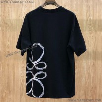 ロエベ コピー  アナグラム ロゴ コットン 半袖 Tシャツ lod46857