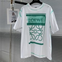 ロエベ コピー  アナグラム フォト Tシャツ ロゴ大☆ H526Y22X27