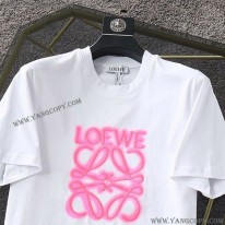 ロエベ スーパーコピー  アナグラムバイカラーコットンTシャツ los97949