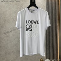 ロエベ コピー  プリントコットンジャージーTシャツ 2色 low40595