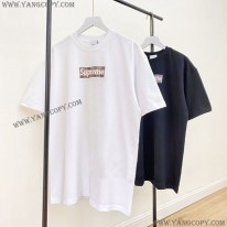 シュプリーム 偽物 バーバリー tシャツ ボックス ロゴ 2色 Shf79994