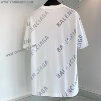 バレンシアガ スーパーコピー ALLOVER SPORTY LOGO フィット Tシャツ bal23559