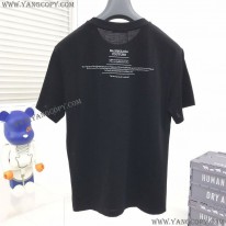 バレンシアガ 偽物 ロゴ入りコットン Tシャツ bas29296