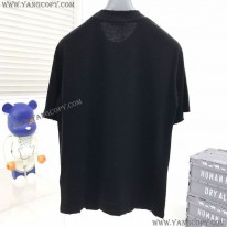 バレンシアガ コピー ミディアムフィットロゴTシャツ bax19011